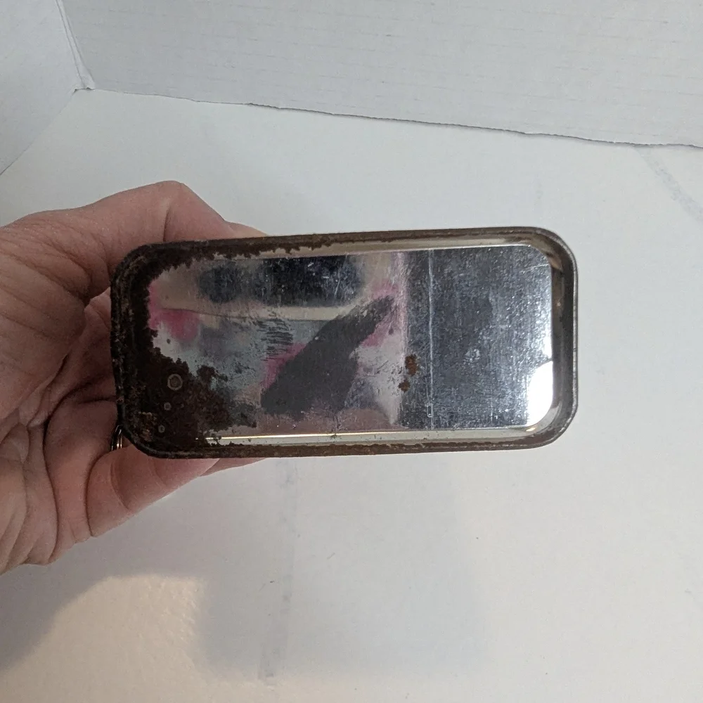 Vintage Johnson & Johnson Correctable Metal 1950's-60's Bandaid Tin